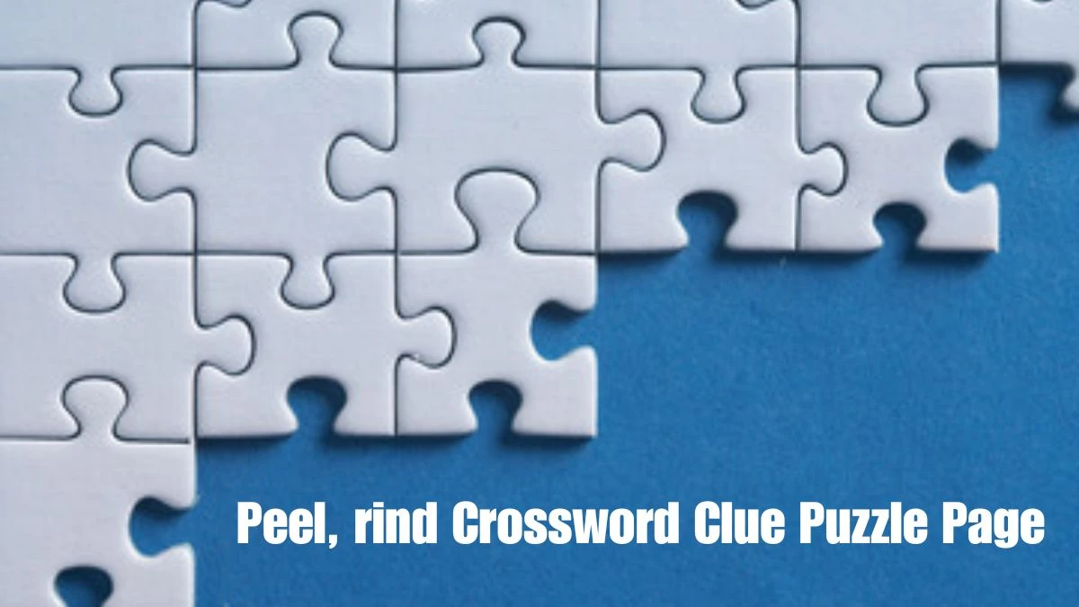 Peel, rind Crossword Clue Puzzle Page
