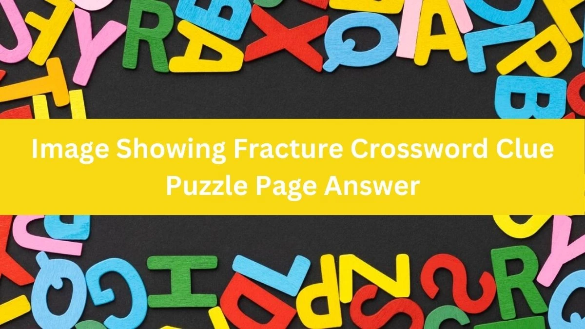 Image Showing Fracture Crossword Clue Puzzle Page Answer