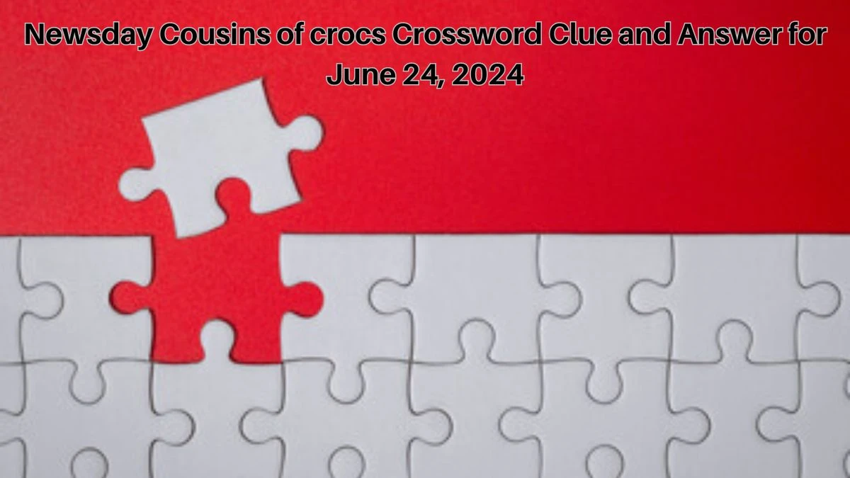Newsday Cousins of crocs Crossword Clue and Answer for June 24, 2024