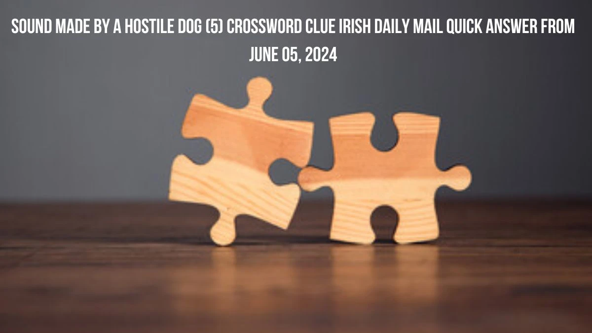 Sound made by a hostile dog (5) Crossword Clue Irish Daily Mail Quick Answer from June 05, 2024