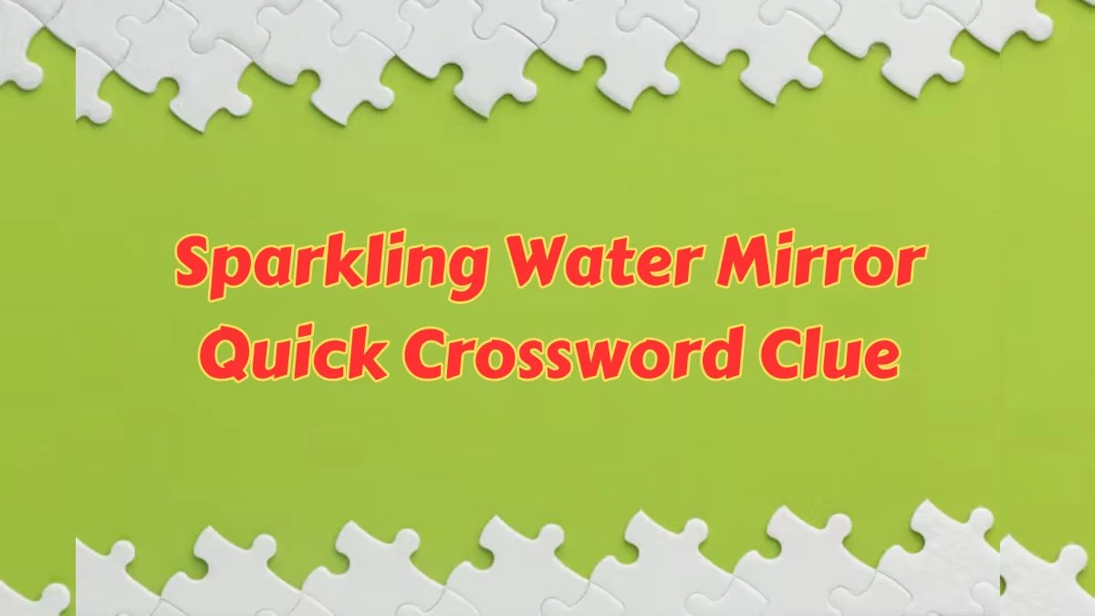 Sparkling Water Mirror Quick Crossword Clue from June 25, 2024